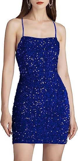 Sequin halter dress