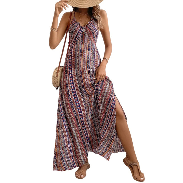 Boho Print Maxi Dress