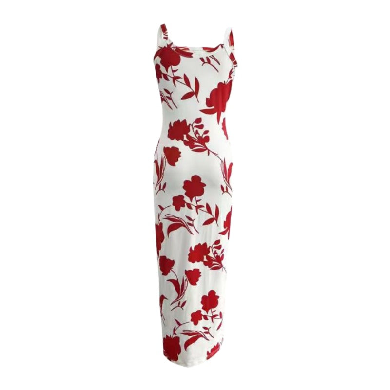 Floral Bodycon Maxi Dress