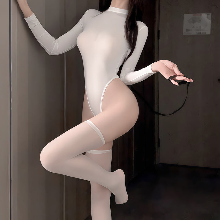 Women’s Backless Cutout Stretch Bodysuit Nightwear