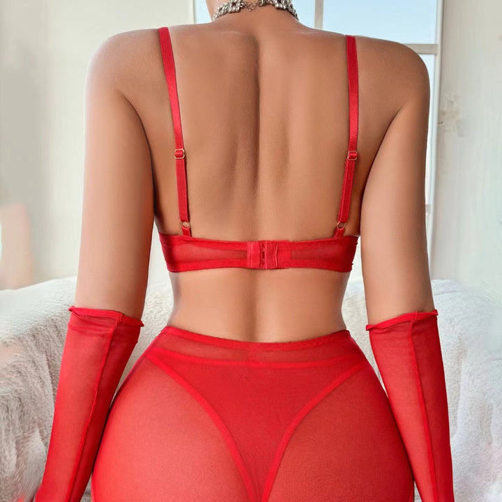 Love Metal Chain Patchwork Underwear