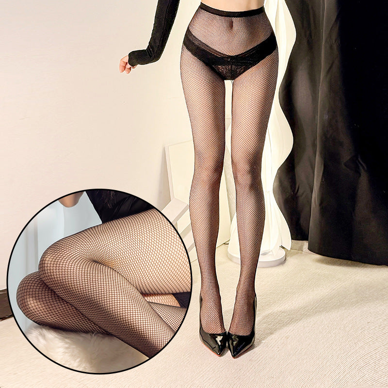 Fashion Fishnet Tights – Ripped Stretch Mesh Pantyhose