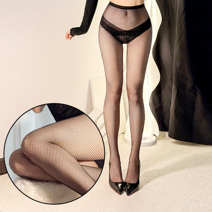 Fashion Fishnet Tights – Ripped Stretch Mesh Pantyhose