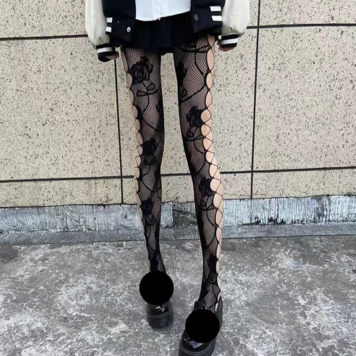 Skeleton Fishing Net Stockings