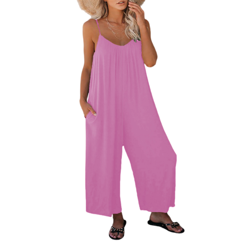 Relaxed Wide Leg Jumpsuit