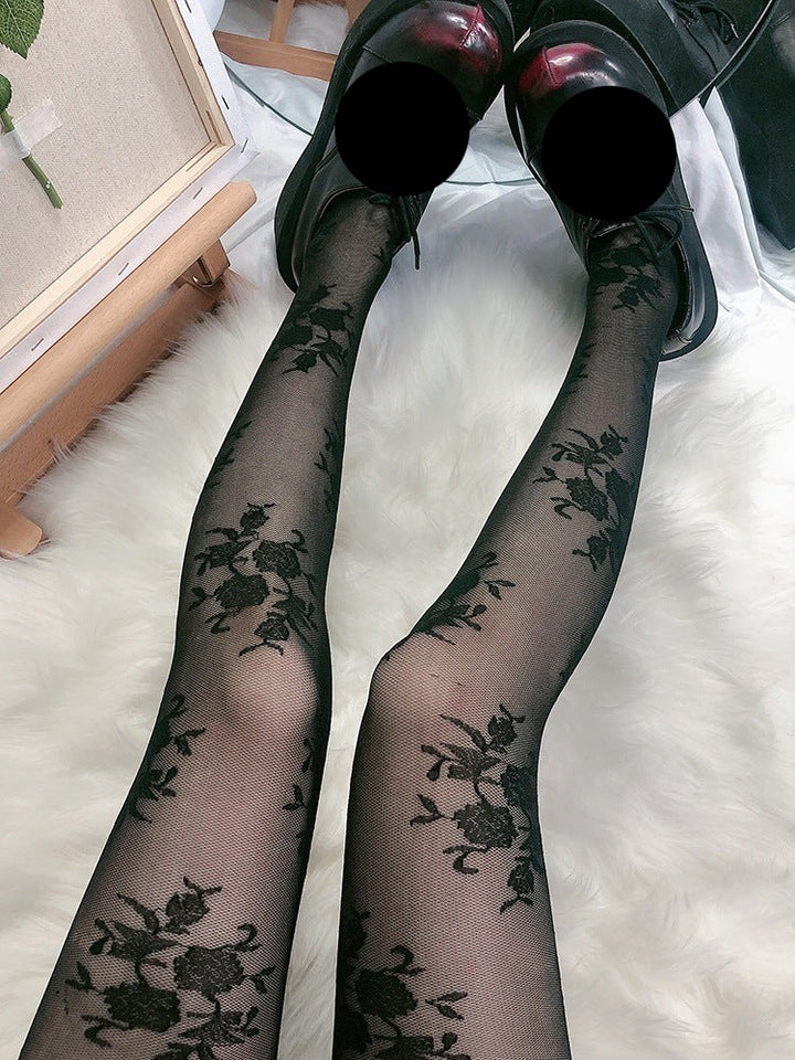 Rose stockings