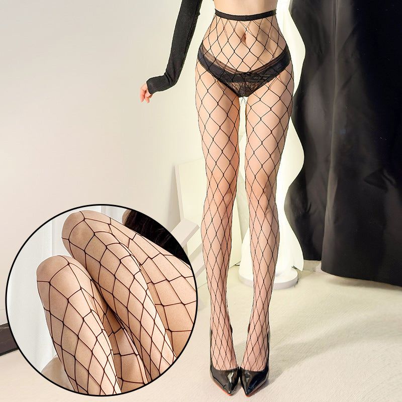 Fashion Fishnet Tights – Ripped Stretch Mesh Pantyhose
