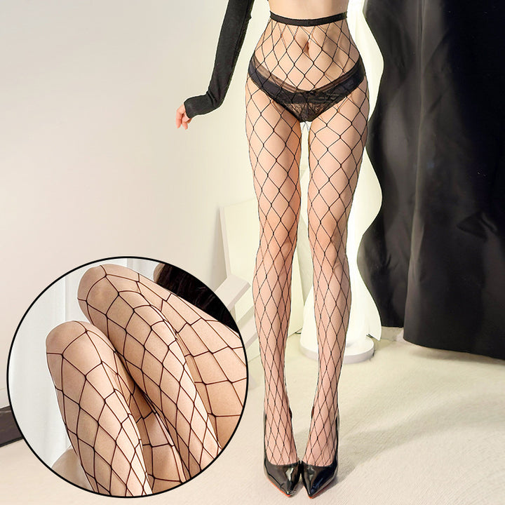 Fashion Fishnet Tights – Ripped Stretch Mesh Pantyhose