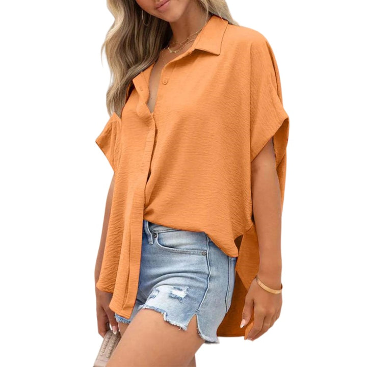 Relaxed Button Up Blouse