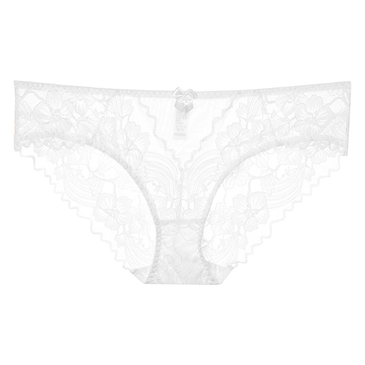 Women’s Lace Mid Rise Cotton Gusset Briefs