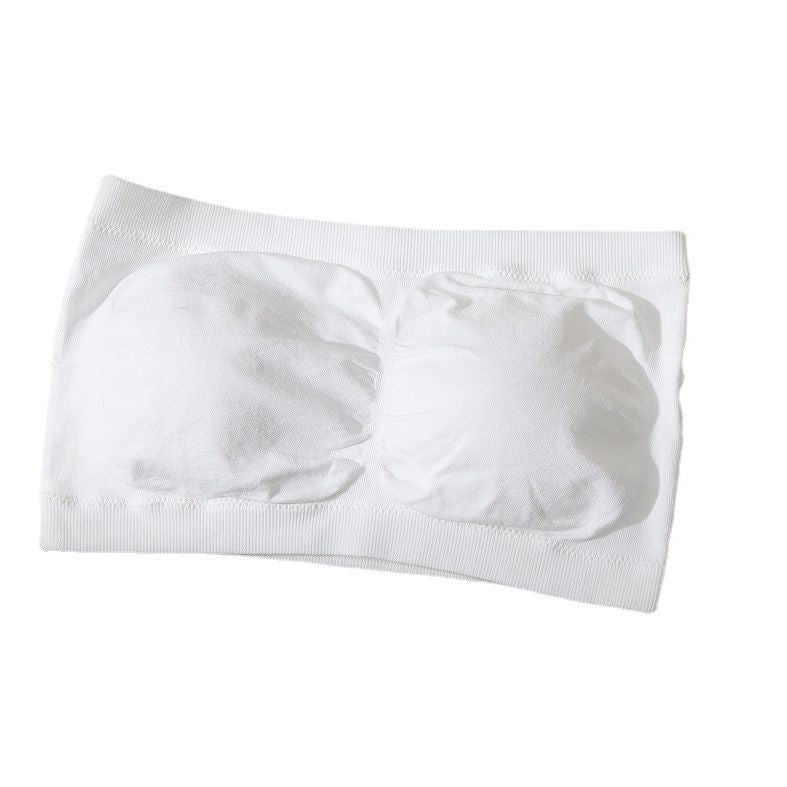 Women’s Strapless Bandeau – Seamless Padded Bralette Top