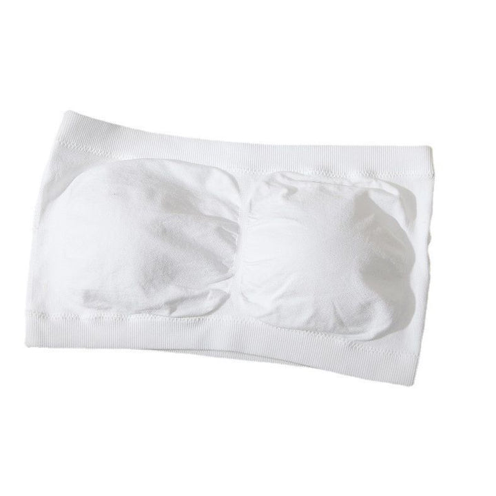 Women’s Strapless Bandeau – Seamless Padded Bralette Top
