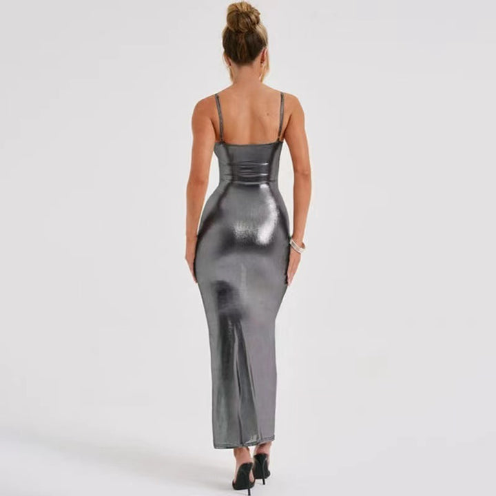 Strapless Slimming Halter Dress