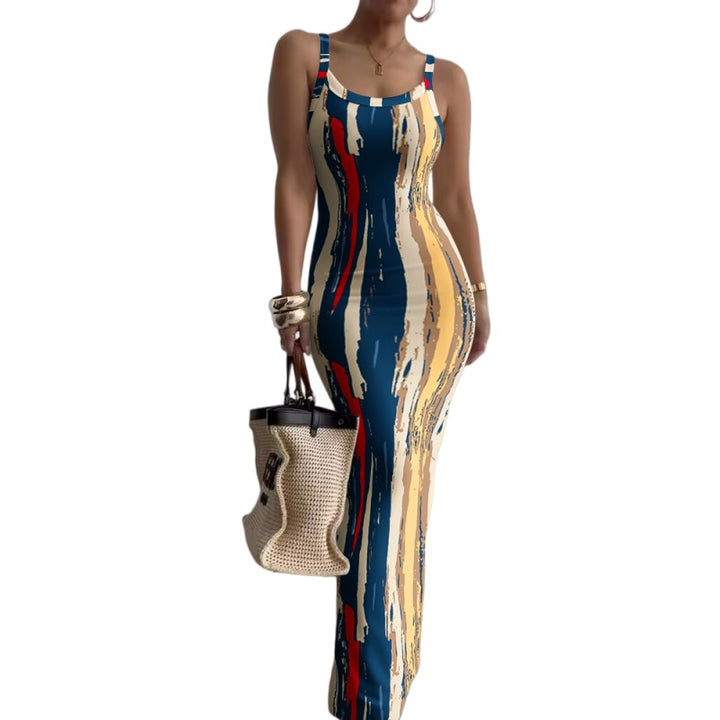 Floral Bodycon Maxi Dress