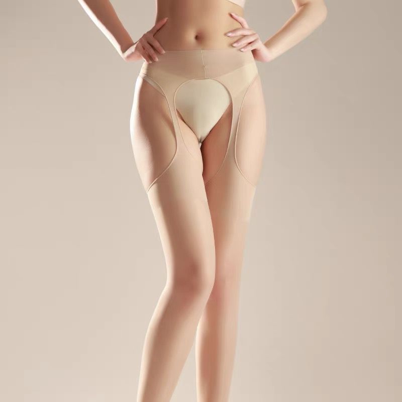 Women’s Four-Side Cutout Sheer Stockings