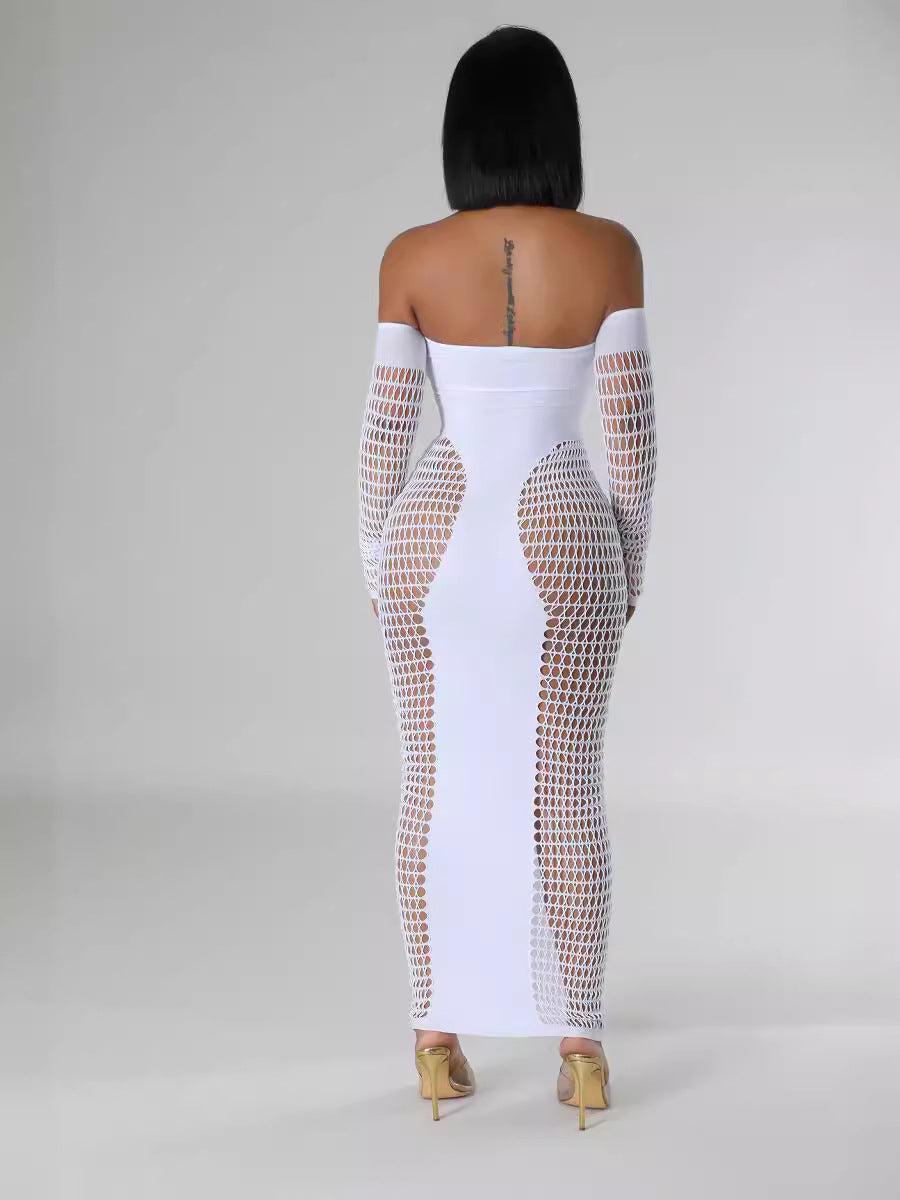 Slim Fit Loungewear Dress – Stretch Knit Bodycon Style