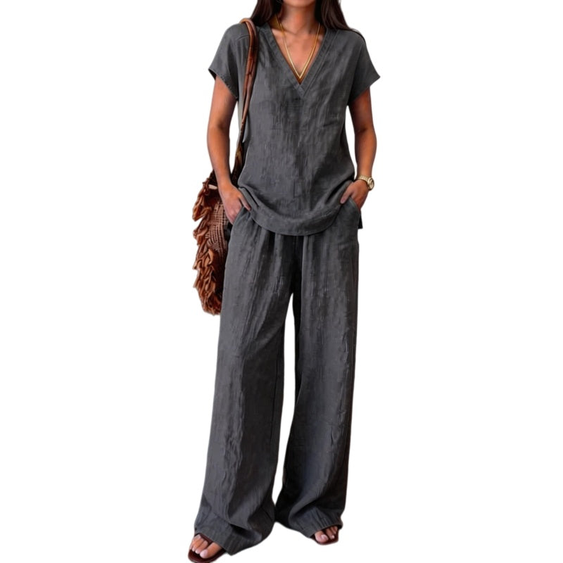 Linen Blend Lounge Set