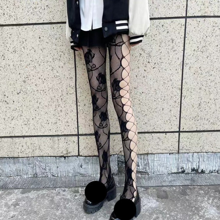 Skeleton Fishing Net Stockings