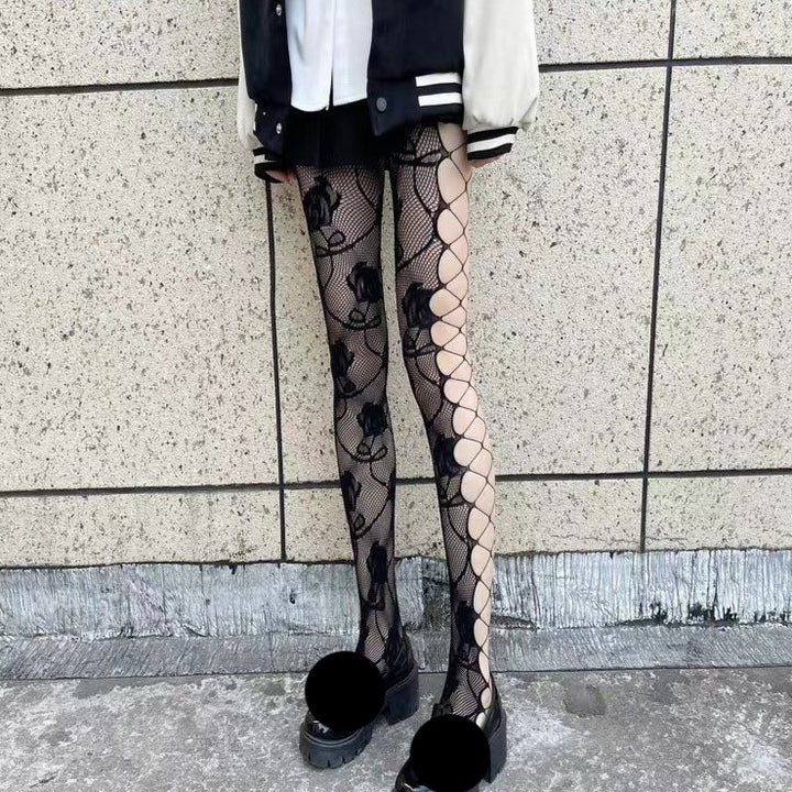 Skeleton Fishing Net Stockings