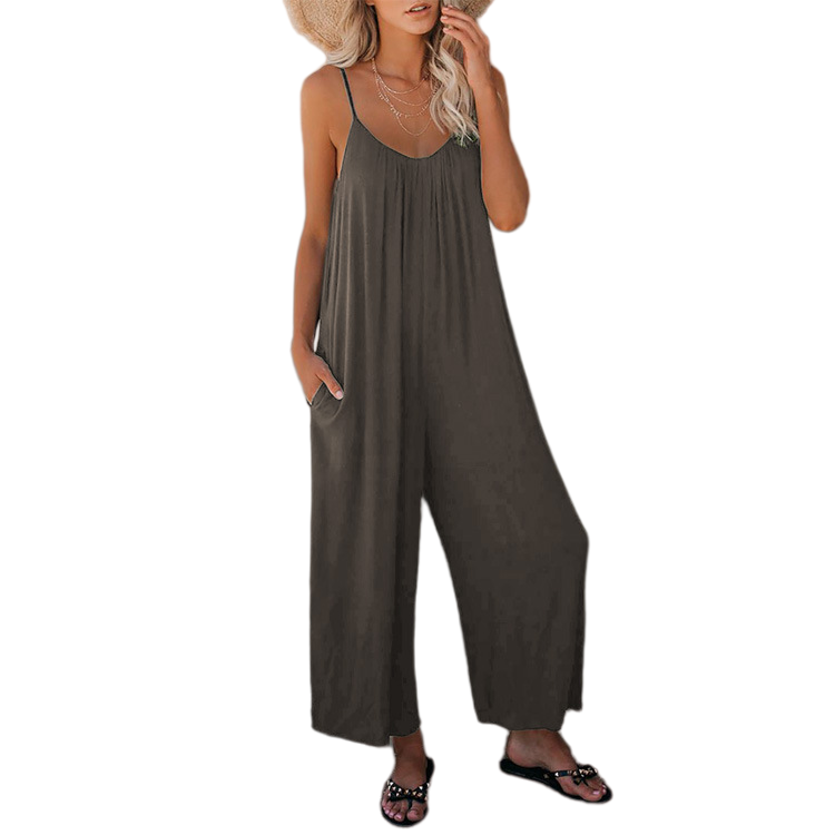 Relaxed Wide Leg Jumpsuit