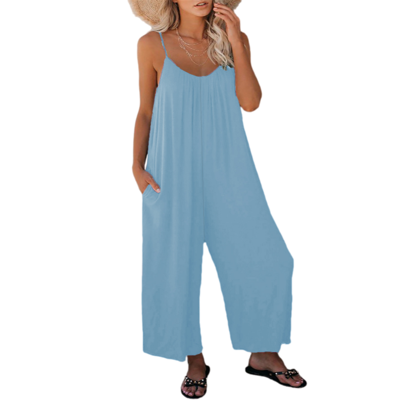 Relaxed Wide Leg Jumpsuit