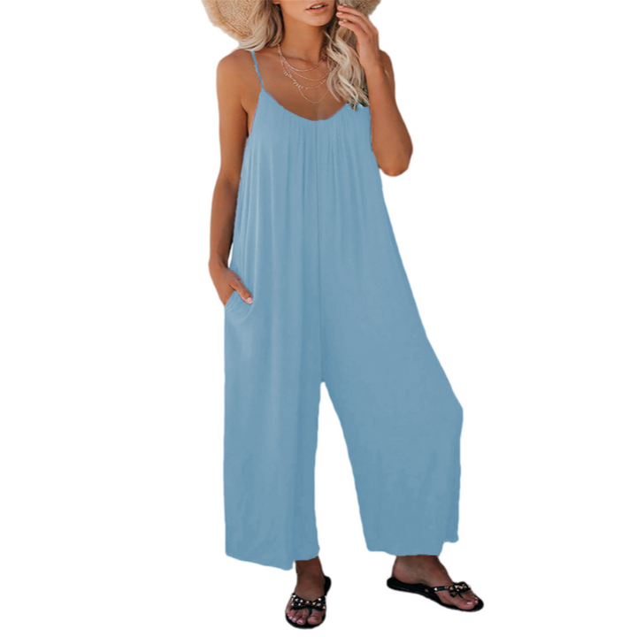 Relaxed Wide Leg Jumpsuit