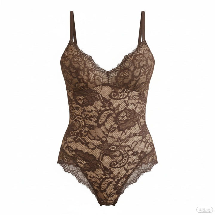 Lace Sculpting Bodysuit – Women’s Shapewear Cami One-Piece