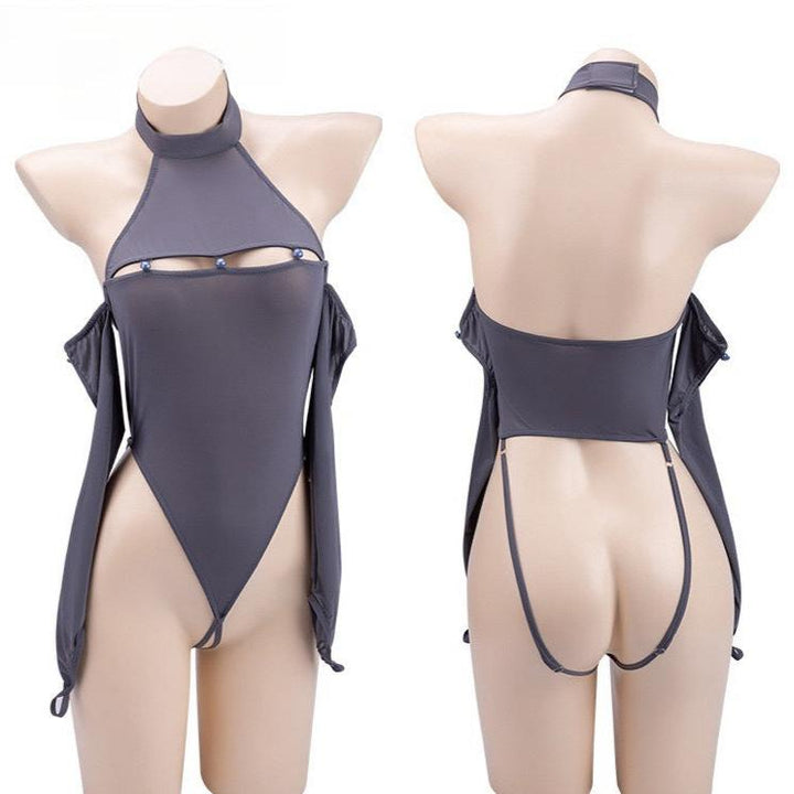 Underwear button-detachable one-piece suit