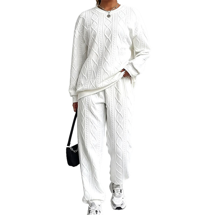 Cable Knit Lounge Set