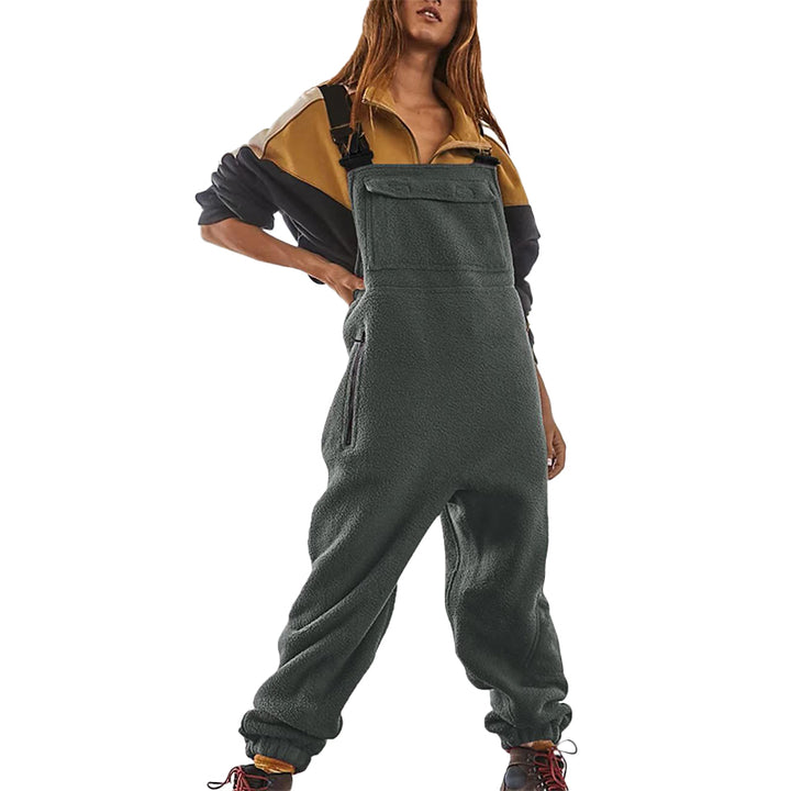 Fleece Utility Bib Overalls