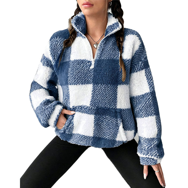 Cozy Fleece Half Zip Sweatshirt