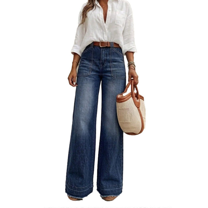 High Rise Wide Leg Jeans