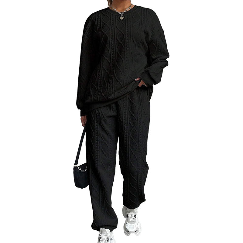 Cable Knit Lounge Set