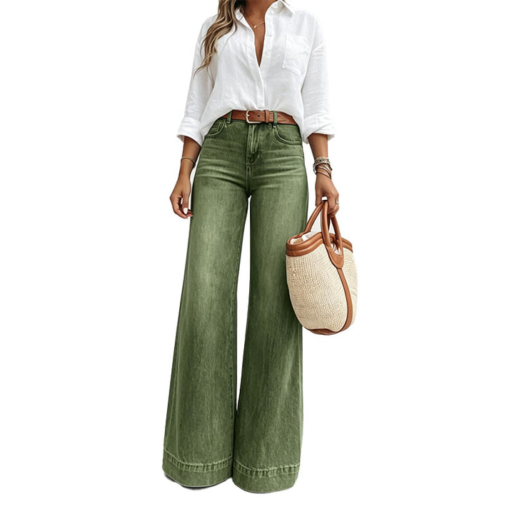 High Rise Wide Leg Jeans