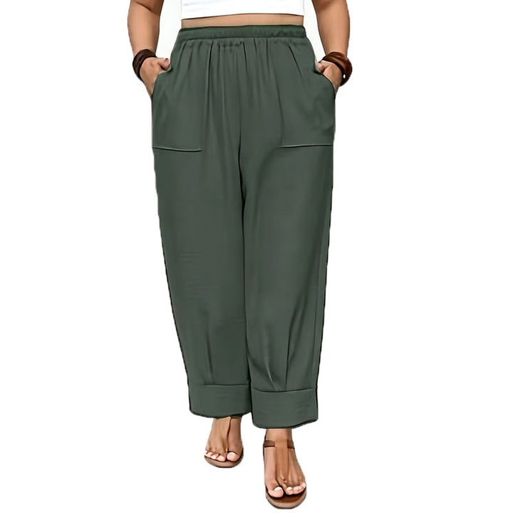 Flowy Straight Leg Casual Pants