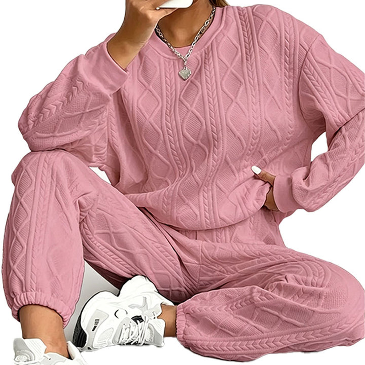 Cable Knit Lounge Set