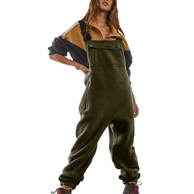 Fleece Utility Bib Overalls