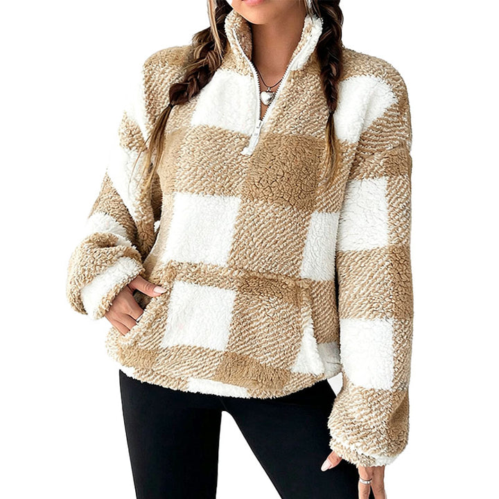 Cozy Fleece Half Zip Sweatshirt