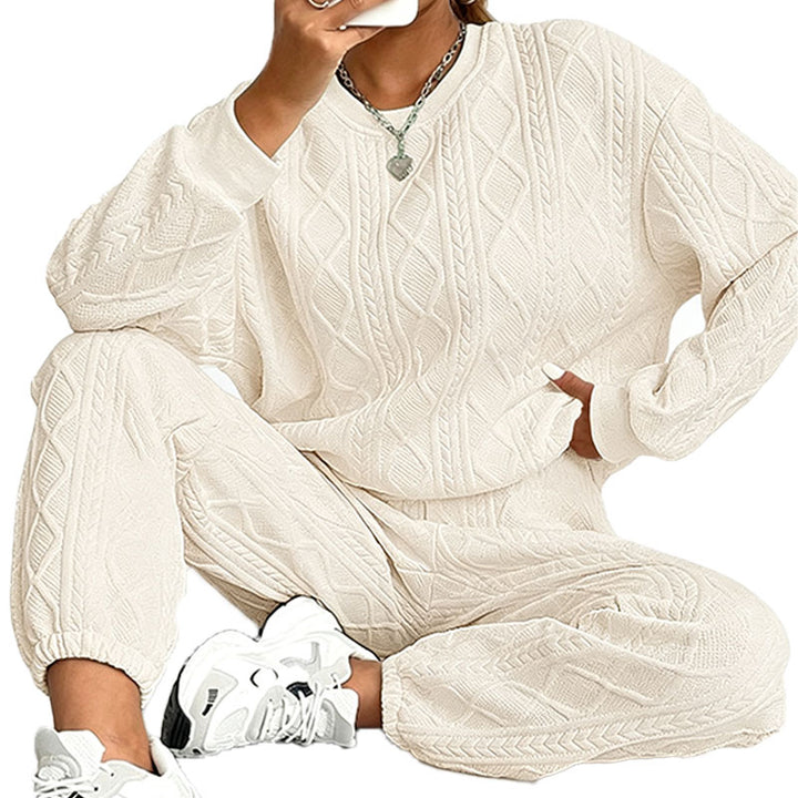 Cable Knit Lounge Set