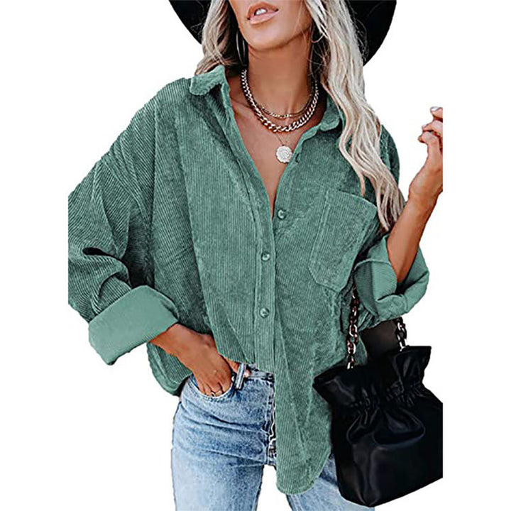 Relaxed Corduroy Shirt Jacket