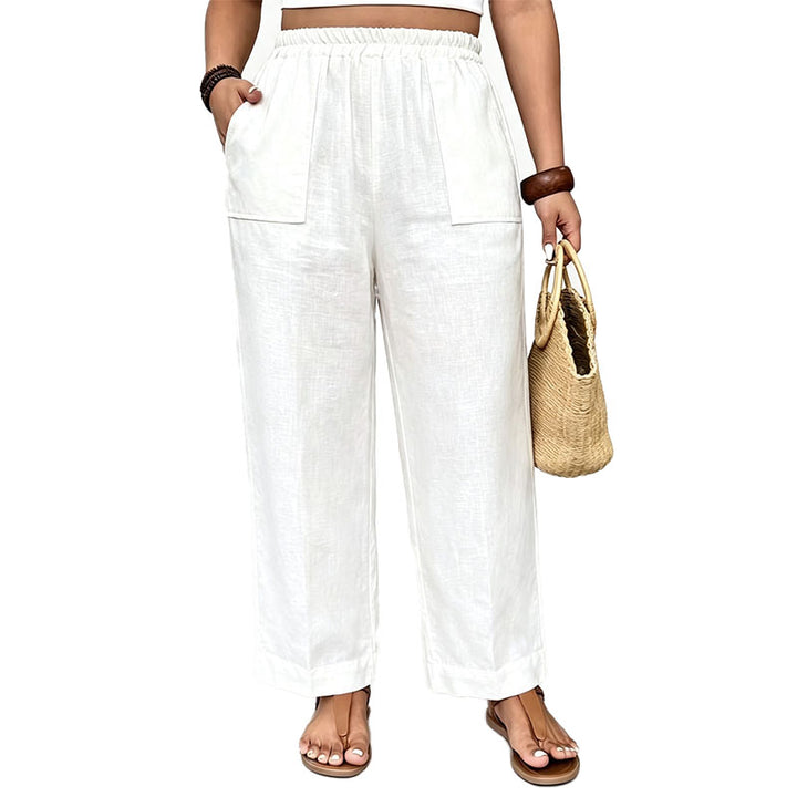Flowy Straight Leg Casual Pants
