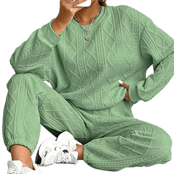 Cable Knit Lounge Set