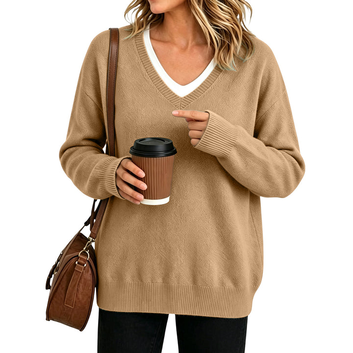 Relaxed V-Neck Pullover