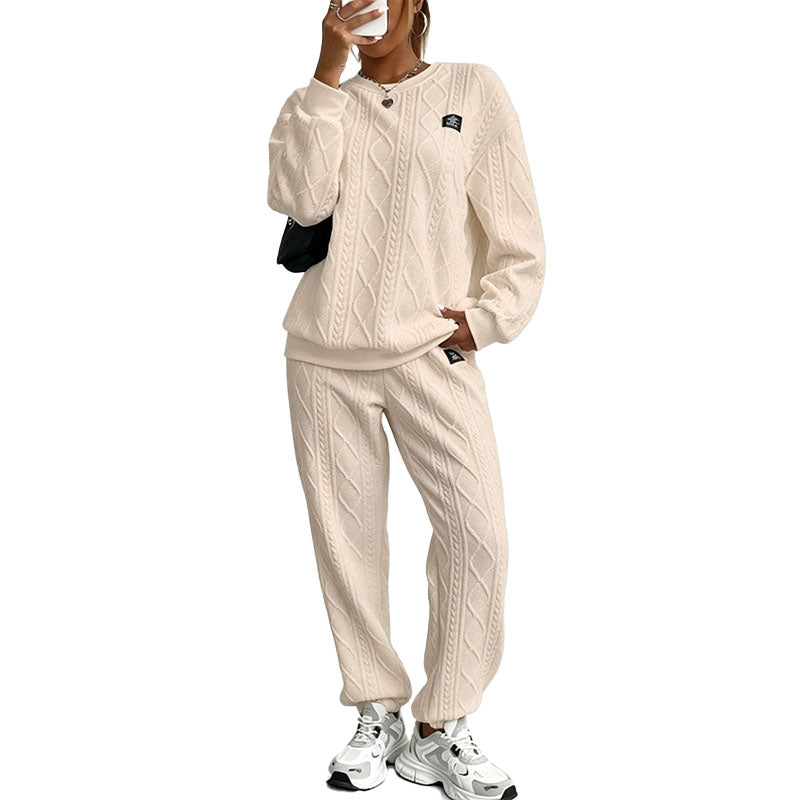 Cable Knit Lounge Set