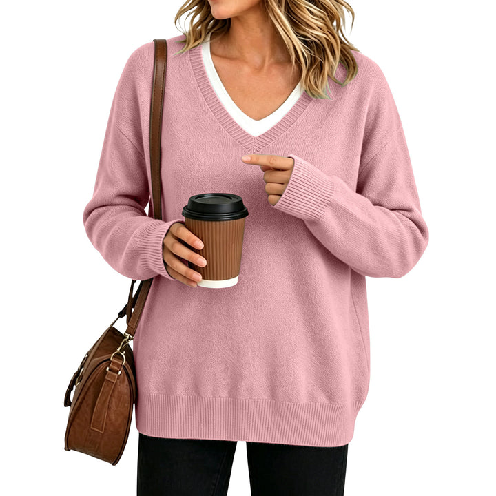Relaxed V-Neck Pullover