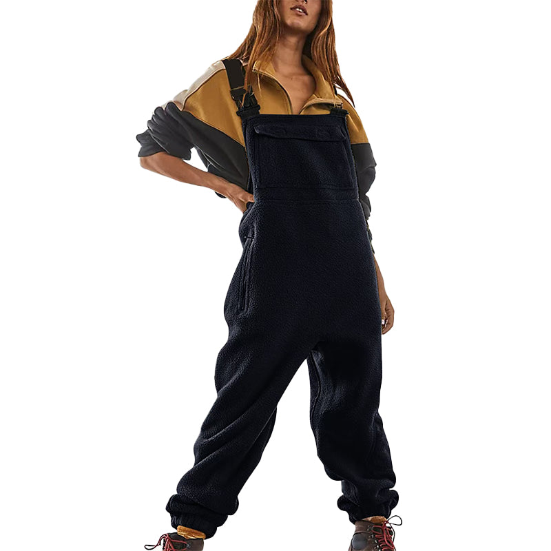 Fleece Utility Bib Overalls