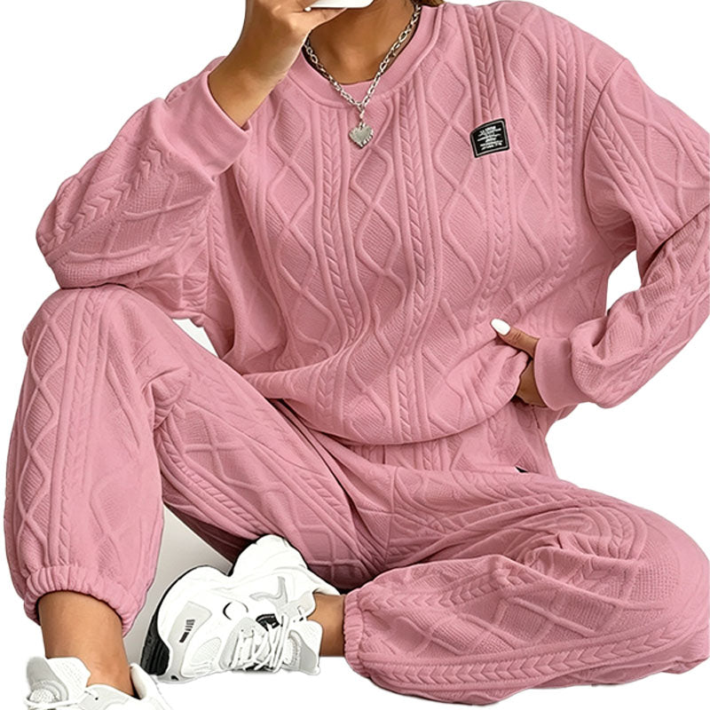 Cable Knit Lounge Set