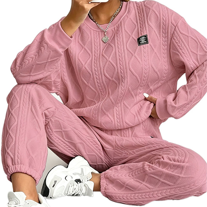 Cable Knit Lounge Set