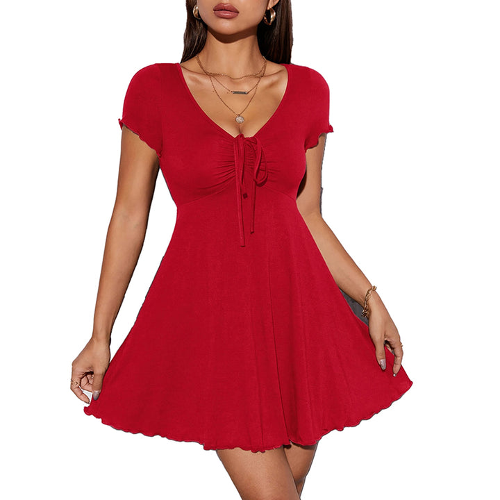 Soft Stretch Casual Mini Dress