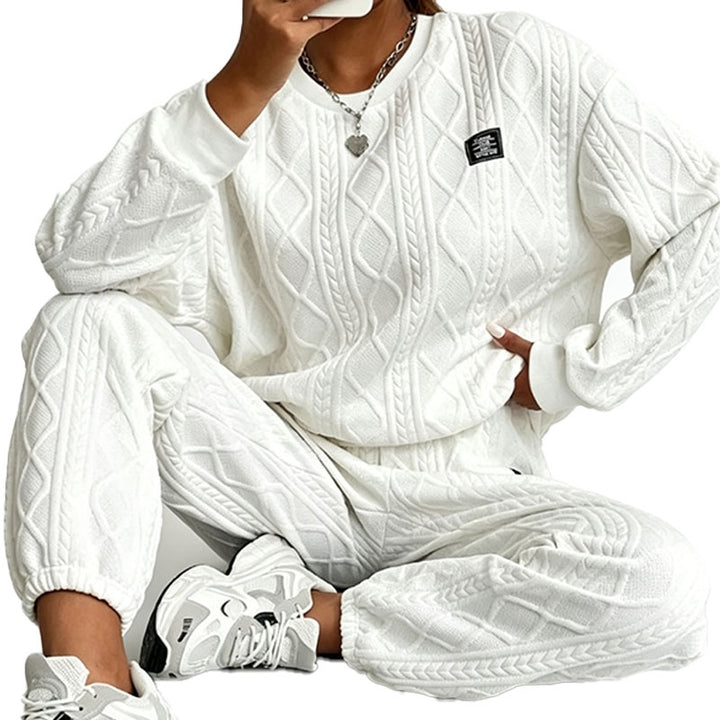 Cable Knit Lounge Set